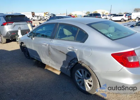 2012 Honda Civic Ex из США, поврежденный, VIN 19XFB2F87CE316777